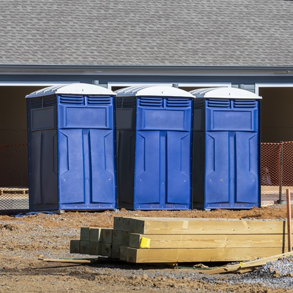 are there any restrictions on where i can place the portable toilets during my rental period in Colerain